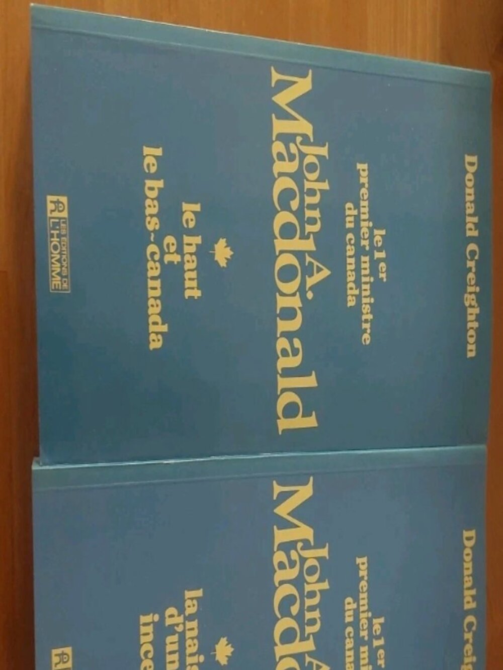 JOHN A. MCDONALD. 1er PREMIER MINISTRE DU CANADA DONALD CREIGHTON histoire livre